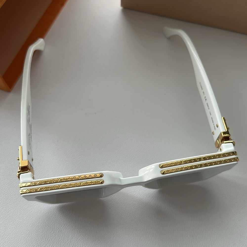 Louis Vuitton 1.1 Millionaire sunglasses - White Acetate (Z1166W 9F1) - Picture 7 of 12